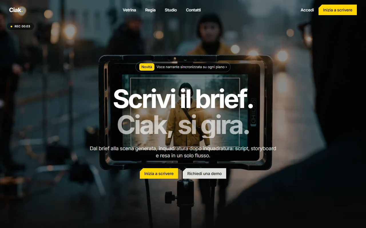 Pagina realizzata: Ciak