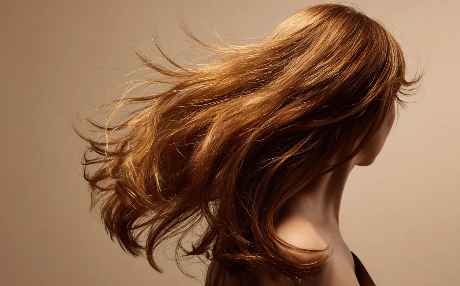 Capelli prima della piega Nuvia, lucentezza e movimento pieno