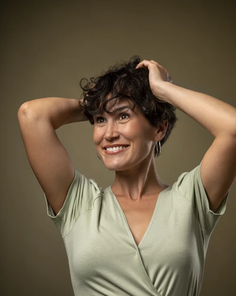 Pixie corto mosso
