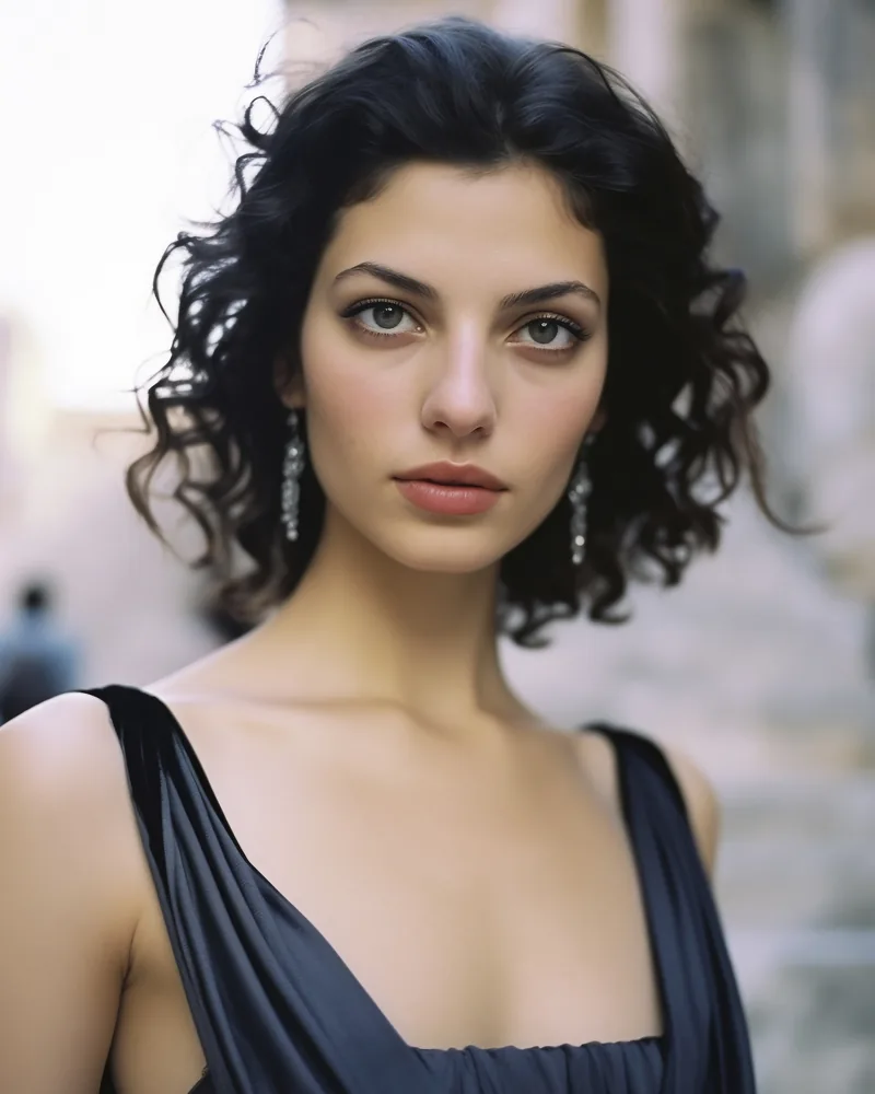Caschetto corto a boccoli