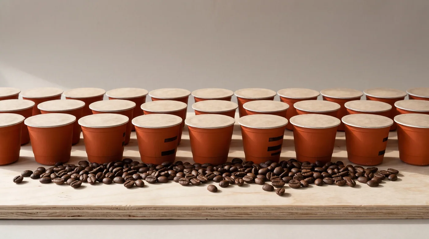 Caffè in capsule compostabili